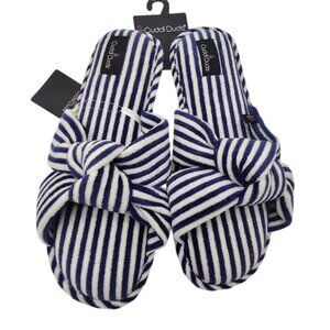 Cuddl Duds Women's Rib Velour Slide Slipper, Sz. XL